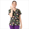 POLERA CLINICA MUJER ESTAMPADA MAEVN 1797 TRAS1