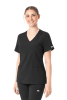 POLERA CLINICA MUJER MOMENTUM 5001 NEGRA1