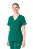 POLERA CLINICA MUJER MOMENTUM 5001 VERDE PABELLON1
