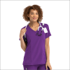 POLERA CLINICA MUJER MOMENTUM 5002 VIOLETA1