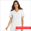 POLERA CLINICA MUJER MOMENTUM 5002 BLANCA1