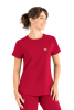 POLERA CLINICA MUJER MOMENTUM 5005 ROJO1
