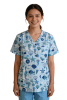 POLERA CLINICA MUJER ESTAMPADA GREEN TOWN 500V 12711