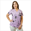 POLERA CLINICA MUJER ESTAMPADA GREEN TOWN 500V 1520PK1