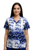 POLERA CLINICA MUJER ESTAMPADA GREEN TOWN 500V 17610M1