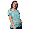 POLERA CLINICA MUJER ESTAMPADA GREEN TOWN 500V 1764GRN1
