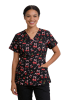 POLERA CLINICA MUJER ESTAMPADA GREEN TOWN 500V 1865BK1