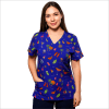 POLERA CLINICA MUJER ESTAMPADA GREEN TOWN 500V 1872NV1
