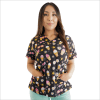 POLERA CLINICA MUJER ESTAMPADA GREEN TOWN 500V 1878BK1