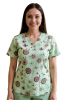 POLERA CLINICA MUJER ESTAMPADA GREEN TOWN 500V 1881SGE1