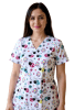 POLERA CLINICA MUJER ESTAMPADA GREEN TOWN 503V 1879WH1