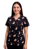 POLERA CLINICA MUJER ESTAMPADA GREEN TOWN 503V 1926BK1