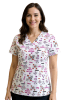 POLERA CLINICA MUJER ESTAMPADA GREEN TOWN 503V 1961WH1
