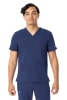 POLERA CLINICA HOMBRE MATRIX 5502 AZUL MARINO1