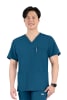 POLERA CLINICA HOMBRE MOMENTUM 5802 AZUL PETROLEO1