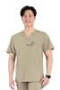 POLERA CLINICA HOMBRE MOMENTUM 5802 CAFÉ CLARO1