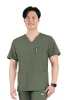 POLERA CLINICA HOMBRE MOMENTUM 5802 VERDE OLIVO1