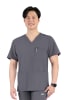 POLERA CLINICA HOMBRE MOMENTUM 5802 GRIS OSCURO1