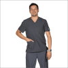 POLERA CLINICA HOMBRE MOMENTUM 5802 GRIS OSCURO1