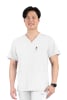 POLERA CLINICA HOMBRE MOMENTUM 5802 BLANCA1