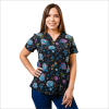 POLERA CLINICA MUJER ESTAMPADA GREEN TOWN 590Z 1575BK1