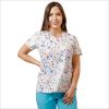 POLERA CLINICA MUJER ESTAMPADA GREEN TOWN 605F 1747WH1