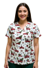 POLERA CLINICA MUJER ESTAMPADA GREEN TOWN 9000XM-24 17351