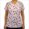 POLERA CLINICA MUJER ESTAMPADA MAEVN 9810 HSMR1
