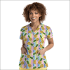 POLERA CLINICA MUJER ESTAMPADA MAEVN 9810 MAPA1