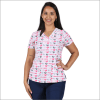 POLERA CLINICA MUJER ESTAMPADA MAEVN 9810 PRNR1