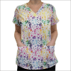 POLERA CLINICA MUJER ESTAMPADA MAEVN 9810 RBHS1