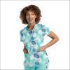 POLERA CLINICA MUJER ESTAMPADA MAEVN 9810 SSBS1