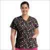 POLERA CLINICA MUJER ESTAMPADA MAEVN 9810 VIBE1