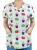 POLERA CLINICA MUJER ESTAMPADA MAEVN - 1767 BFZ1