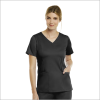 POLERA CLINICA MEDICO MUJER NEGRO MATRIX - 35011