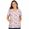 POLERA CLINICA MUJER ESTAMPADA MAEVN 9810 HSMR1