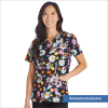 POLERA CLINICA MUJER ESTAMPADA CHEROKEE CK651 LBGN1