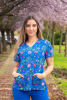 POLERA ESTAMPADA IRIS ROYAL MUJER GLOBAL1