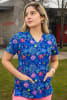 POLERA ESTAMPADA IRIS ROYAL MUJER GLOBAL1