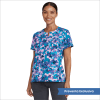 POLERA CLINICA MUJER ESTAMPADA CHEROKEE IP723 AVAG1