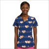POLERA CLINICA MUJER ESTAMPADA NUB - 17671