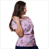 POLERA CLINICA MUJER ESTAMPADA GREEN TOWN 500V 18581