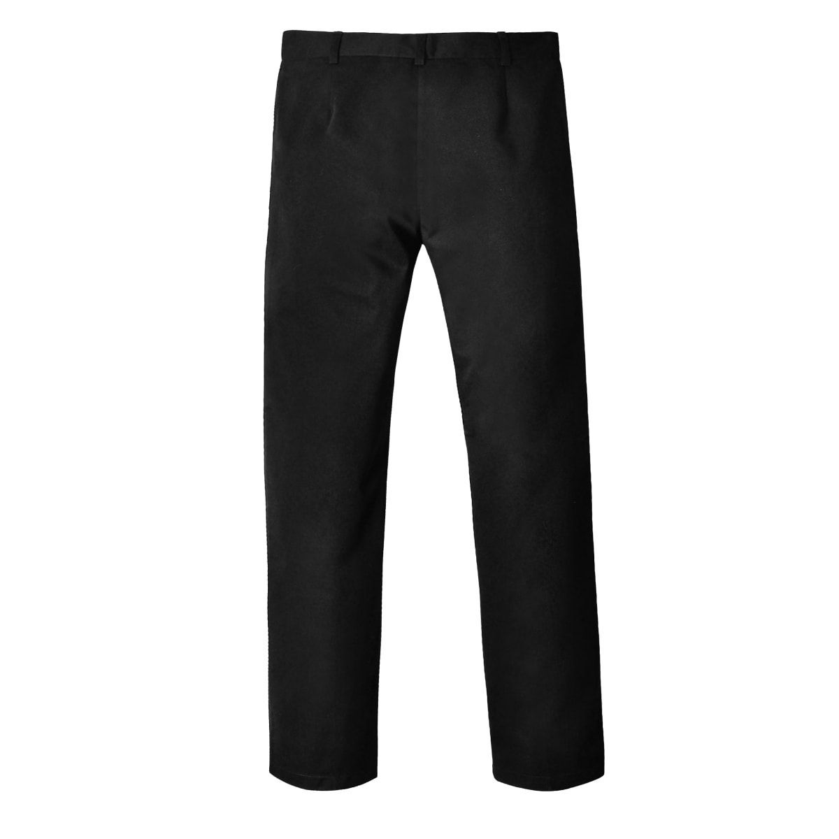 PANTALON WIDE LEG GABARDINA MUJER NEGRO