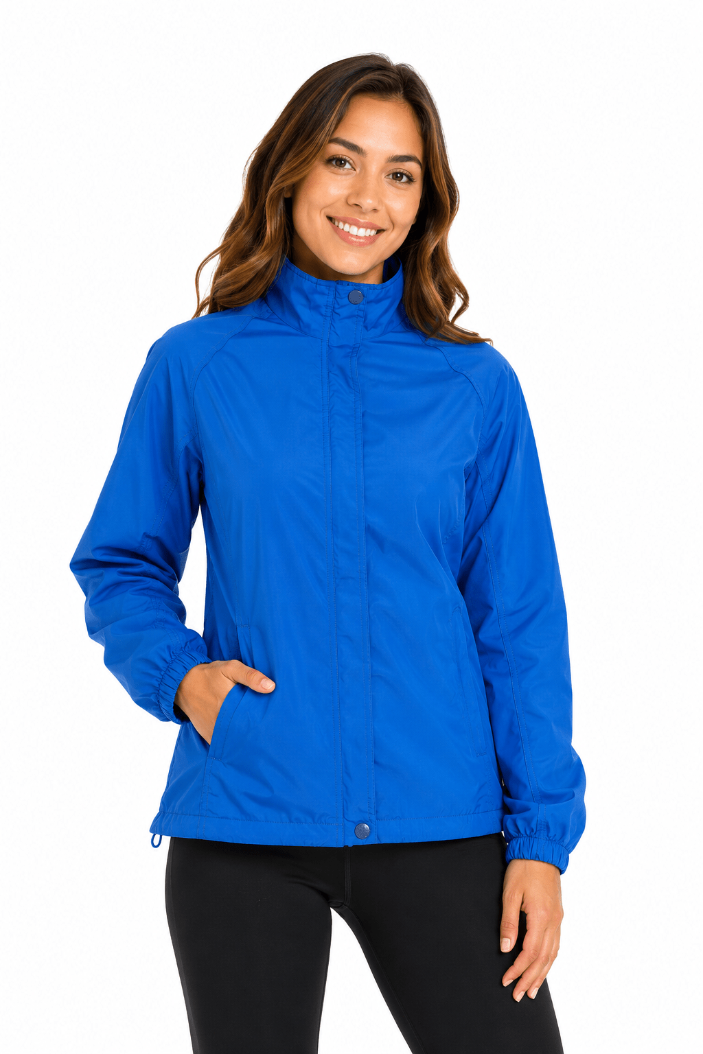 CORTAVIENTO BASIC M/LARGA MUJER - 07024 AZULINO
