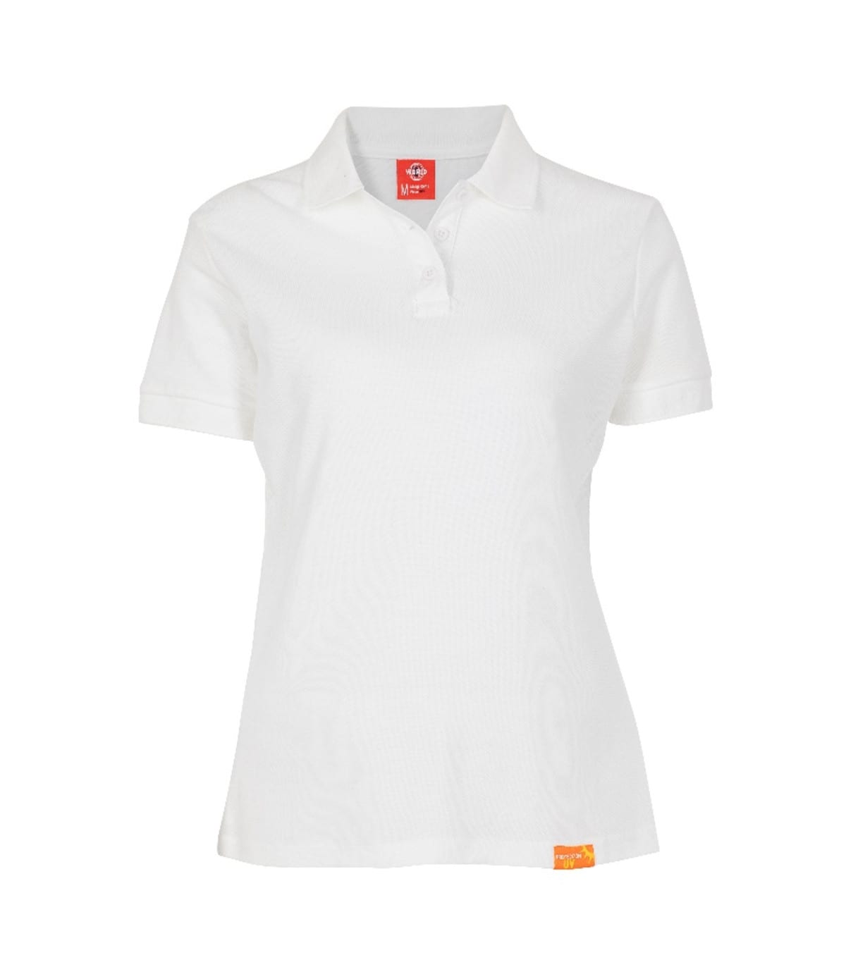 POLERA PIQUE POLO M/CORTA MUJER BASIC BLANCO