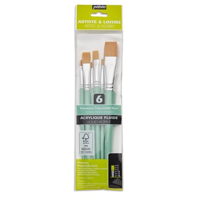 SET ACRYLIQUE FLUIDE 6 UNIDADES