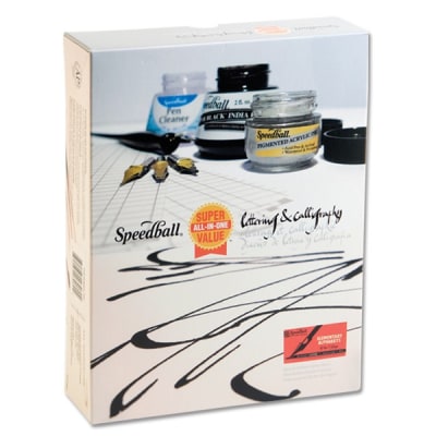 SET SPEEDBALL LETTERING & CALLIGRAPHY1