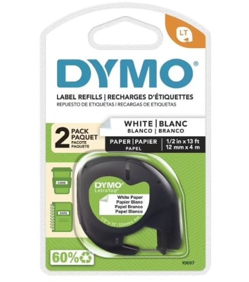 ETIQUETAS DYMO PAPEL BLANCO (PACK 2 UNIDADES)