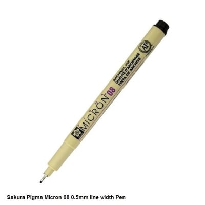 MARCADOR PIGMA MICRON NEGRO SAKURA8