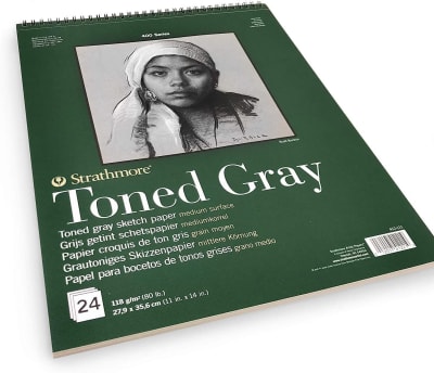 CROQUERA STRATHMORE TONED GRAY